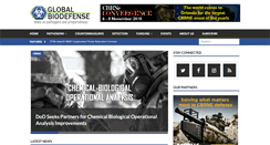 Desktop Screenshot of globalbiodefense.com